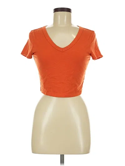 Pre-owned Wild Fable Short Sleeve T-shirt In Orange