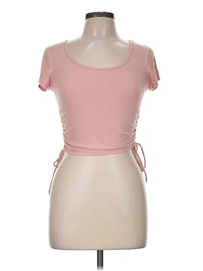 Pre-owned Wild Fable Short Sleeve T-shirt In Pink