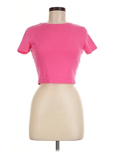 Pre-owned Wild Fable Short Sleeve T-shirt In Pink