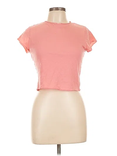 Pre-owned Wild Fable Short Sleeve T-shirt In Pink