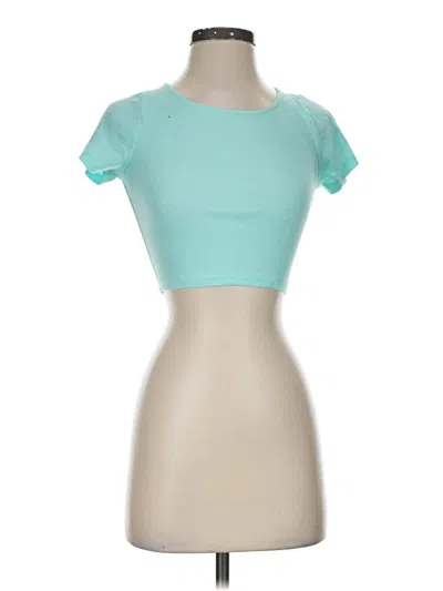 Pre-owned Wild Fable Short Sleeve T-shirt In Teal