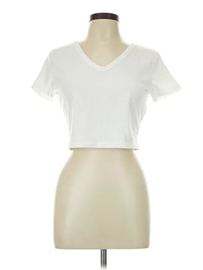 Pre-owned Wild Fable Short Sleeve T-shirt In White