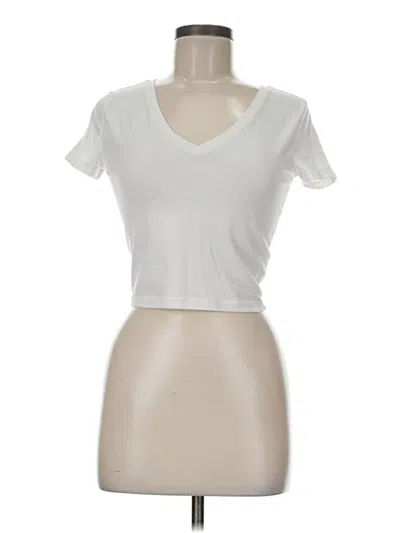 Pre-owned Wild Fable Short Sleeve T-shirt In White