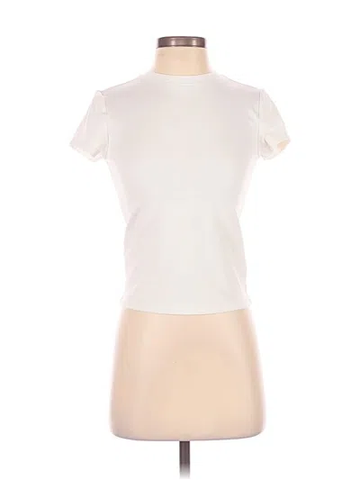 Pre-owned Wild Fable Short Sleeve Turtleneck In Ivory