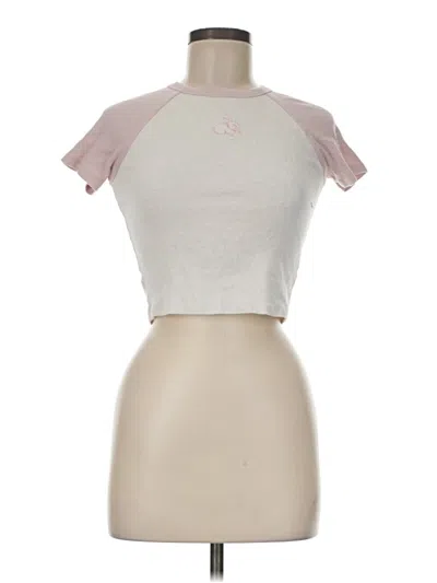 Pre-owned Wild Fable Short Sleeve Turtleneck In Pink