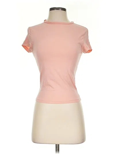 Pre-owned Wild Fable Short Sleeve Turtleneck In Pink