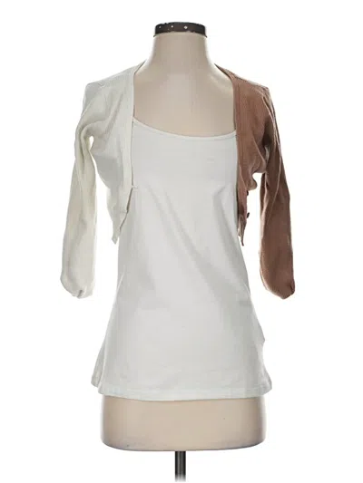 Pre-owned Wild Fable Shrug In Ivory
