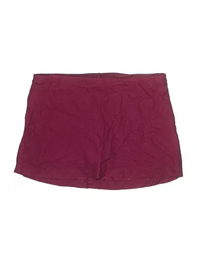 Pre-owned Wild Fable Skort In Burgundy