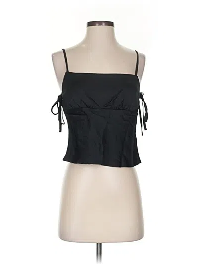 Pre-owned Wild Fable Sleeveless Blouse In Black