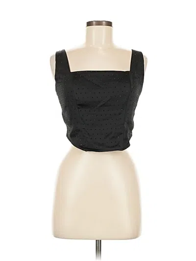 Pre-owned Wild Fable Sleeveless Blouse In Black