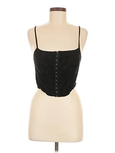 Pre-owned Wild Fable Sleeveless Blouse In Black