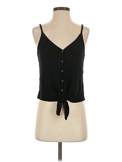 Pre-owned Wild Fable Sleeveless Blouse In Black