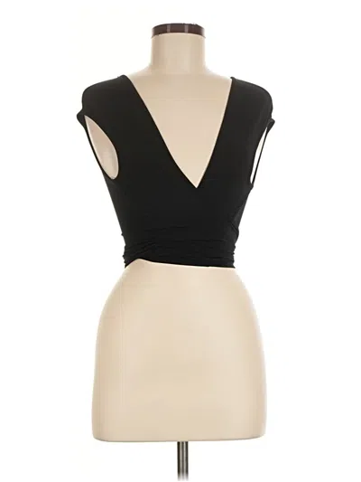 Pre-owned Wild Fable Sleeveless Blouse In Black