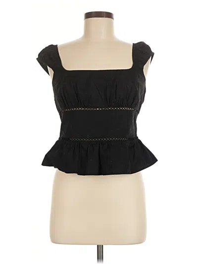 Pre-owned Wild Fable Sleeveless Blouse In Black