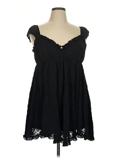 Pre-owned Wild Fable Sleeveless Blouse In Black