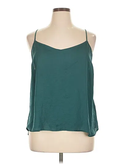 Pre-owned Wild Fable Sleeveless Blouse In Blue