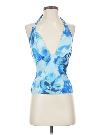 Pre-owned Wild Fable Sleeveless Blouse In Blue