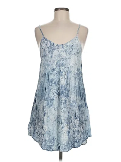 Pre-owned Wild Fable Sleeveless Blouse In Blue