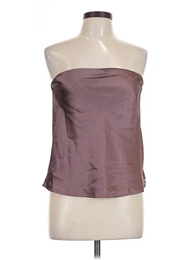 Pre-owned Wild Fable Sleeveless Blouse In Brown