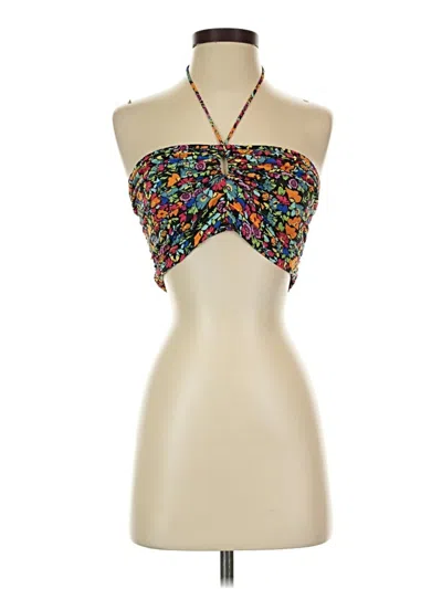Pre-owned Wild Fable Sleeveless Blouse In Gold