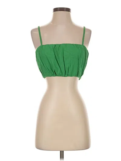 Pre-owned Wild Fable Sleeveless Blouse In Green