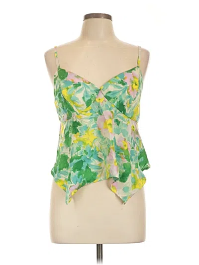 Pre-owned Wild Fable Sleeveless Blouse In Green