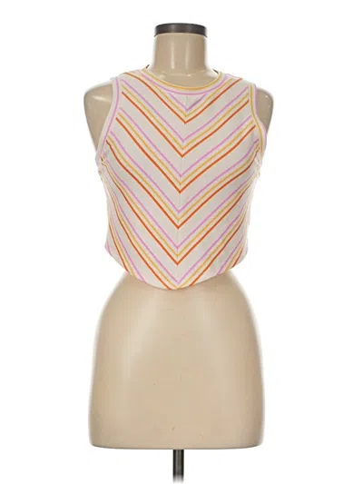 Pre-owned Wild Fable Sleeveless Blouse In Orange