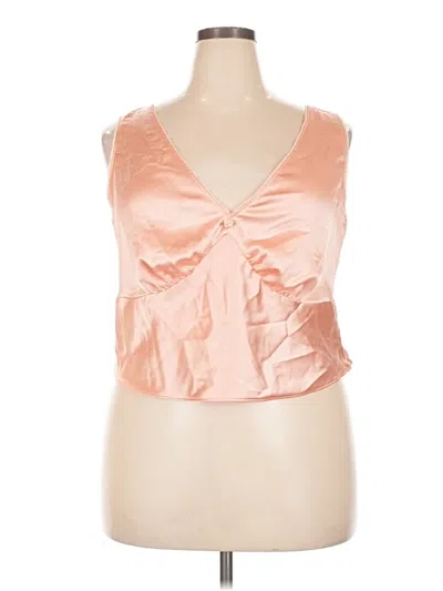 Pre-owned Wild Fable Sleeveless Blouse In Pink