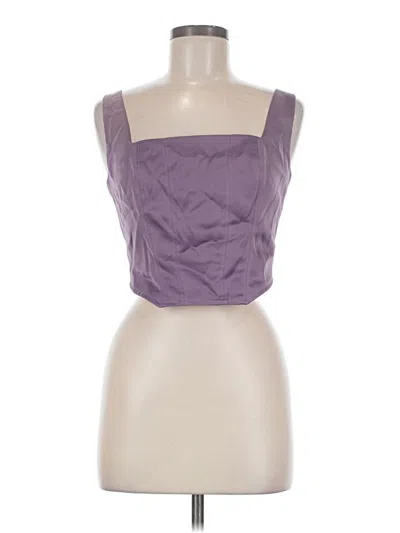 Pre-owned Wild Fable Sleeveless Blouse In Purple