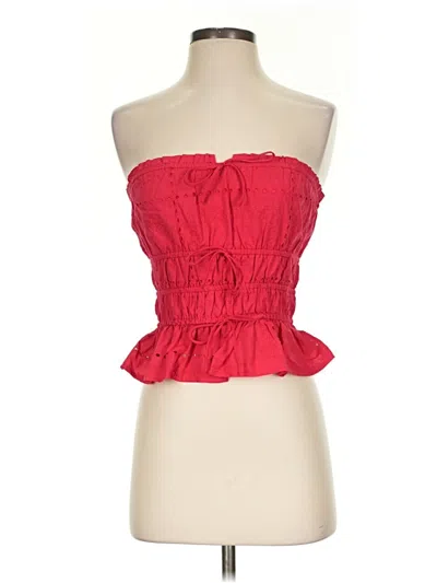 Pre-owned Wild Fable Sleeveless Blouse In Red