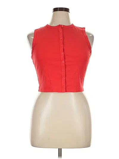 Pre-owned Wild Fable Sleeveless Blouse In Red