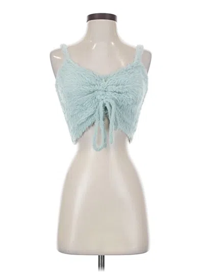 Pre-owned Wild Fable Sleeveless Blouse In Teal