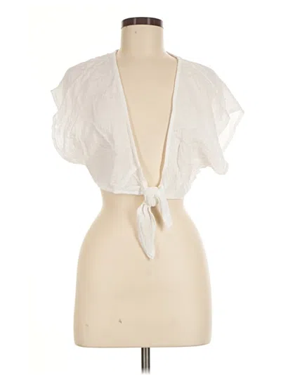 Wild Fable Sleeveless Blouse In White