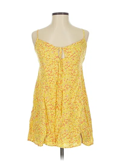 Pre-owned Wild Fable Sleeveless Blouse In Yellow