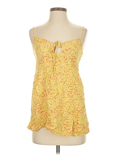 Pre-owned Wild Fable Sleeveless Blouse In Yellow