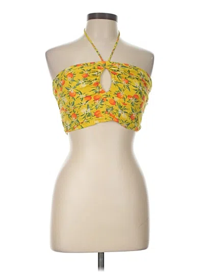 Pre-owned Wild Fable Sleeveless Blouse In Yellow