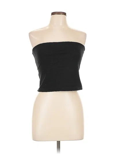 Pre-owned Wild Fable Sleeveless Top Black Strapless Neckline Tops