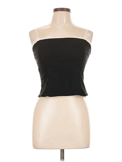 Pre-owned Wild Fable Sleeveless Top Black Strapless Neckline Tops