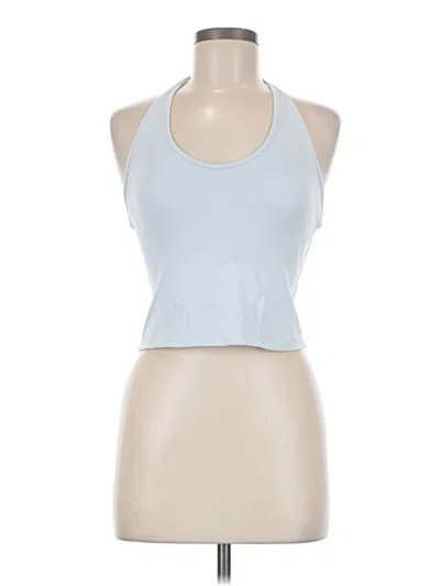 Pre-owned Wild Fable Sleeveless Top Blue Halter Neckline Tops