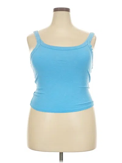 Pre-owned Wild Fable Sleeveless Top Blue Sweetheart Neckline Tops