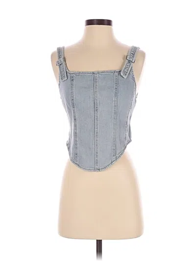 Pre-owned Wild Fable Sleeveless Top Blue Sweetheart Neckline Tops