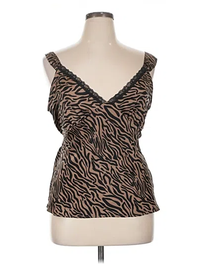 Pre-owned Wild Fable Sleeveless Top Brown Sweetheart Neckline Tops