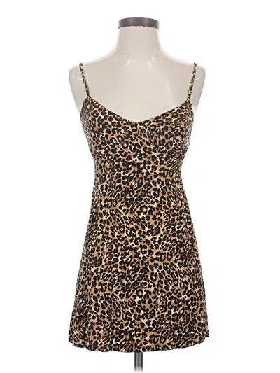 Pre-owned Wild Fable Sleeveless Top Brown Sweetheart Neckline Tops