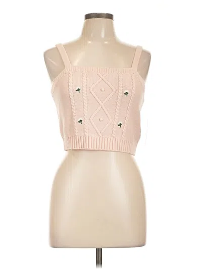 Wild Fable Sleeveless Top Pink Square Neckline Tops
