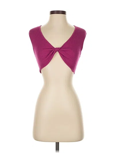 Pre-owned Wild Fable Sleeveless Top Pink Strapless Neckline Tops