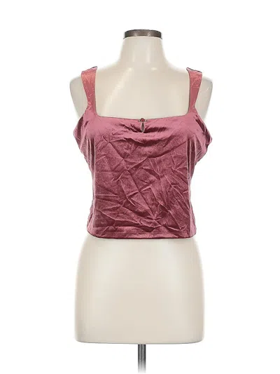 Pre-owned Wild Fable Sleeveless Top Pink Sweetheart Neckline Tops