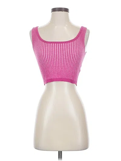 Pre-owned Wild Fable Sleeveless Top Pink Sweetheart Neckline Tops