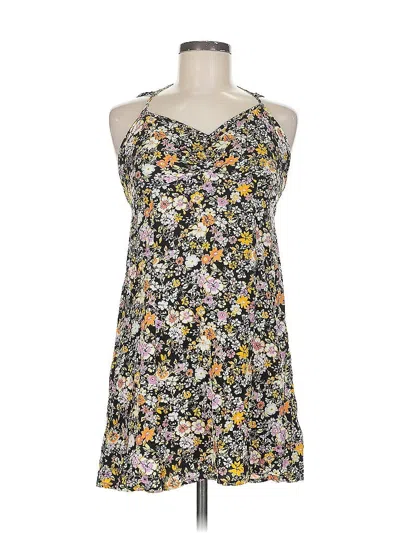 Pre-owned Wild Fable Sleeveless Top Yellow Halter Neckline Tops