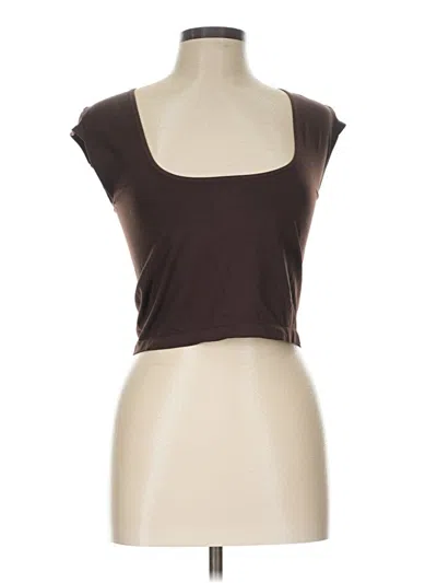 Pre-owned Wild Fable Sleeveless T-shirt In Brown