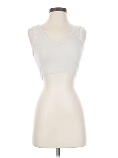 Pre-owned Wild Fable Sleeveless T-shirt In Ivory